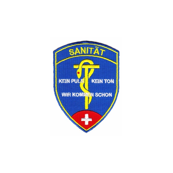Swiss Military Badges - Sanität - Abzeichen - farbig