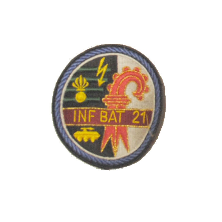 Badges - Inf  Bat - 21 - blauer Rand