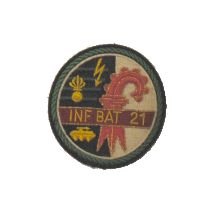 Badges - Inf  Bat - 21 - grüner Rand
