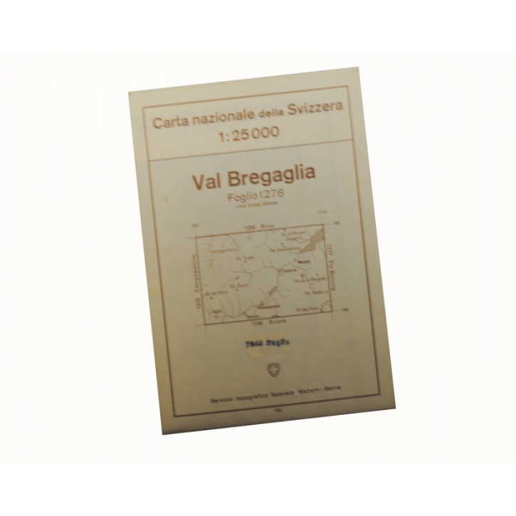 Schweizer Armee - Landeskarte 1:25 000 - Val Bregaglia