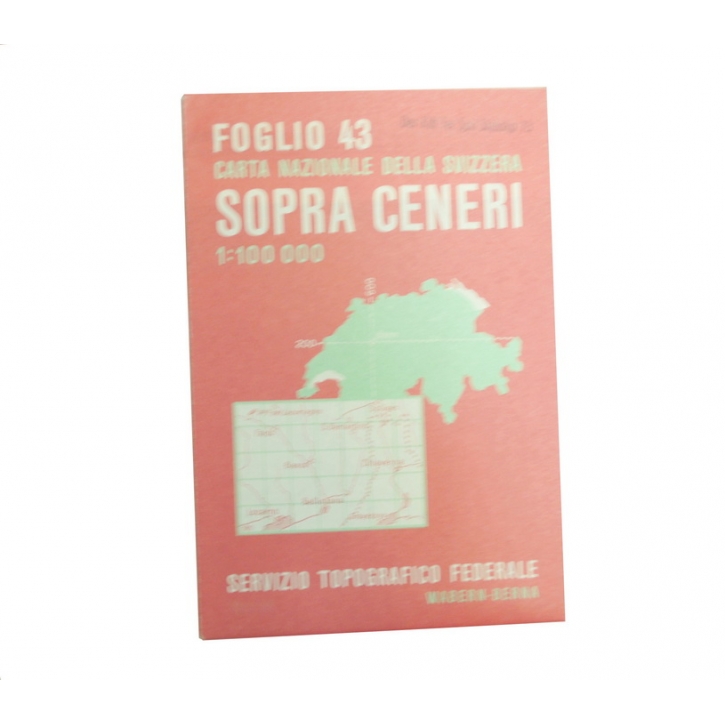 Schweizer Armee - Landeskarte 1:100 000 - Sopra Ceneri