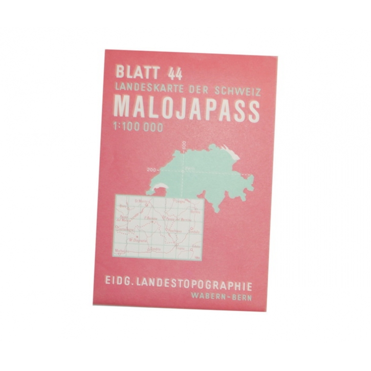 Schweizer Armee - Landeskarte 1:100 000 - Malojapass