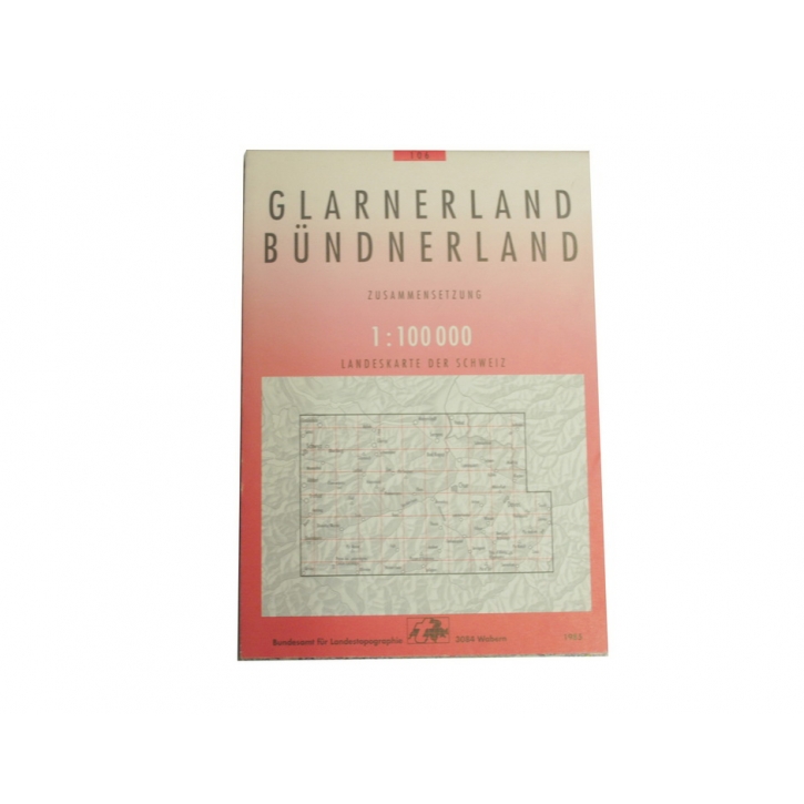 Schweizer Armee - Landeskarte 1:100 000 - Glarnerland