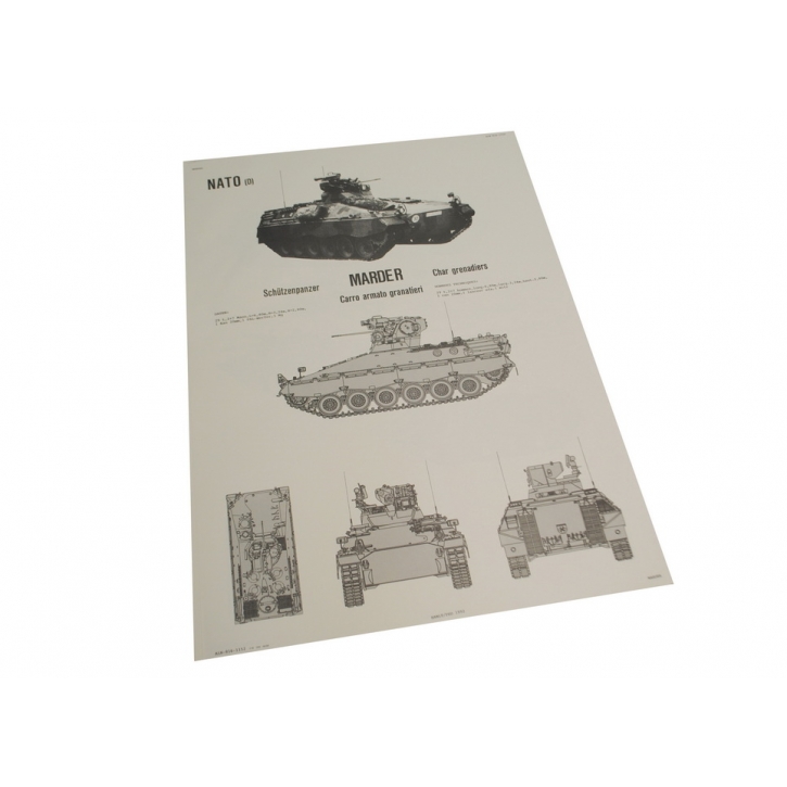 Schweizer Armee - Poster - Plakat - Panzer - Marder