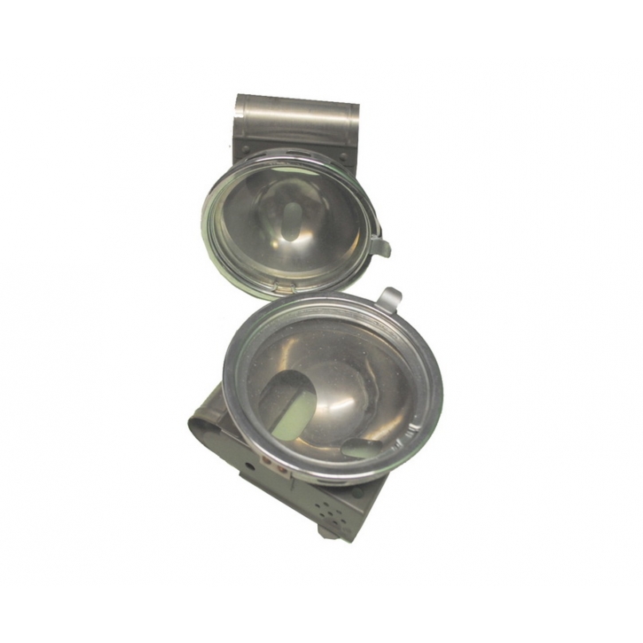 Schweizer Armee - Karbidlampe - Reflektor - grün