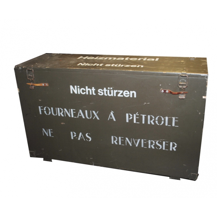 Schweizer Armee - Heizmaterial - 2er Petrolofen-Kiste