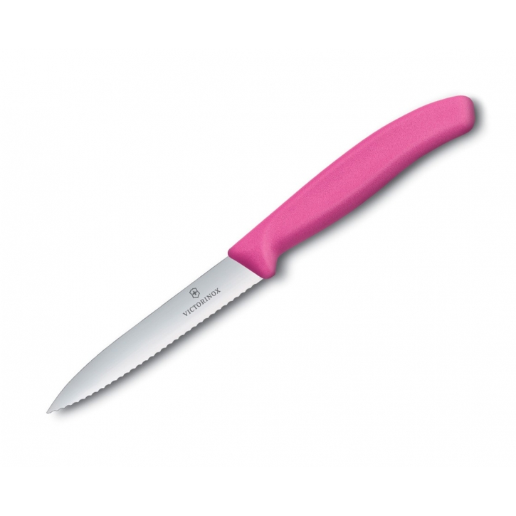 Victorinox - Gemüsemesser - Wellenschliff - 10 cm - pink