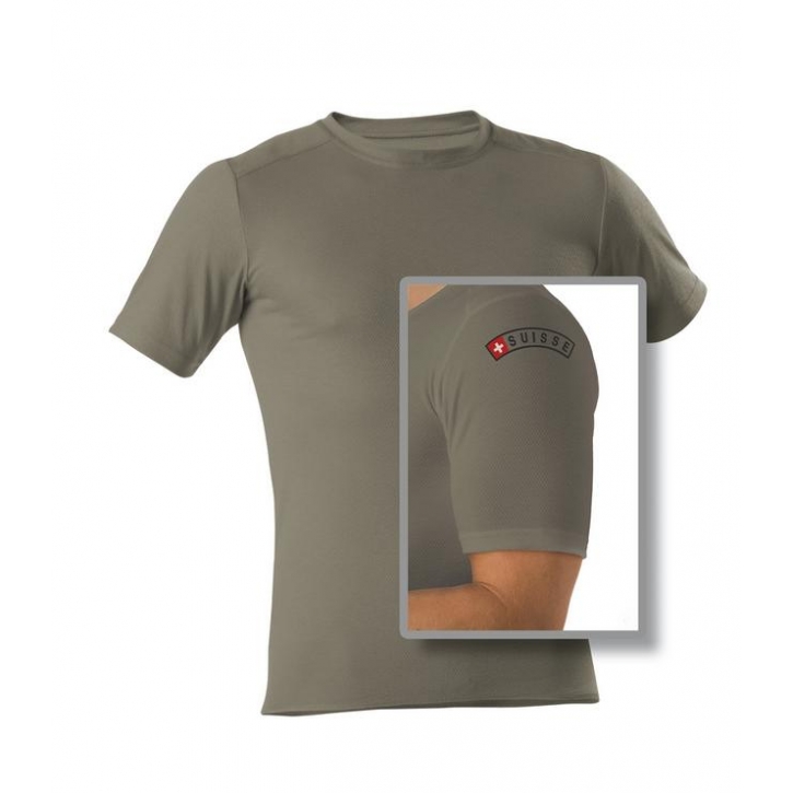 ComforTrust - Layer 1 - Man - T-Shirt 1/4 - olive suisse - S
