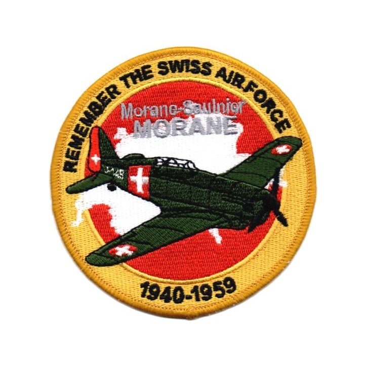 Morane Saulnier Morane Patch Remember the Swiss Air Force