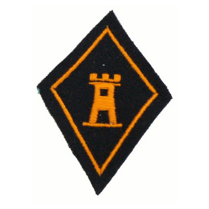 Kragenabzeichen Tenue A - Festungswacht-Korps
