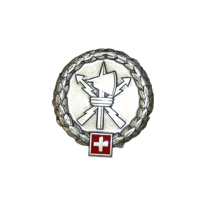 Béret-Emblem - Führungsunterstützungsbrigade 41 - Silberrand