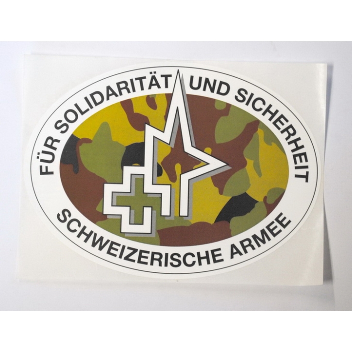 Schweizer Armee - Kleber - Sticker "Schweizerische Armee" -