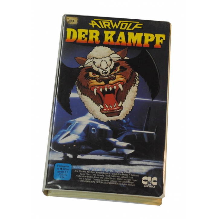 VHS - Video - AIRWOLF - Der Kampf