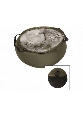 Survival-Waschbehälter - Spühlbecken - faltbar - 10 lt. - oliv